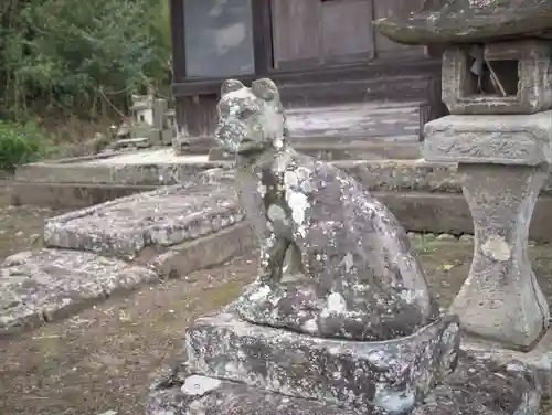 高龗神社の狛犬