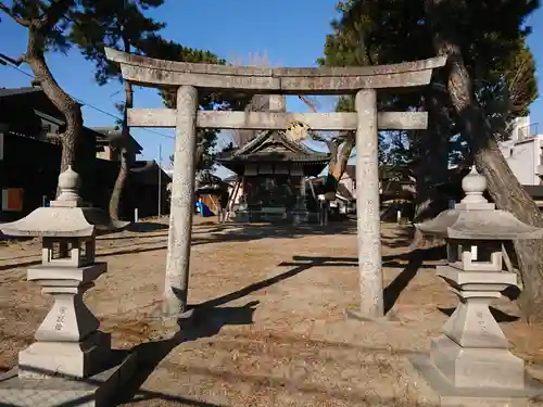 津嶋社の鳥居