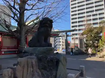 河原町稲荷神社の狛犬