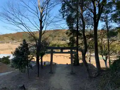 白山神社の鳥居