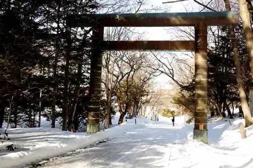 網走神社の鳥居