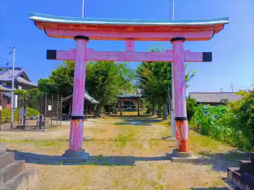 八幡社（大牧）の鳥居