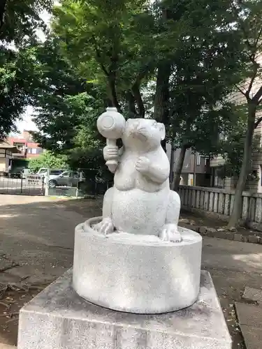 戸部杉山神社の狛犬