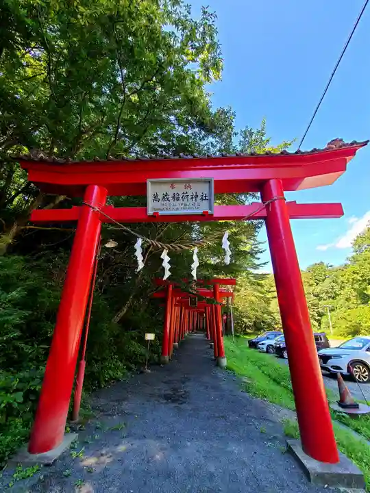 萬蔵稲荷神社の鳥居