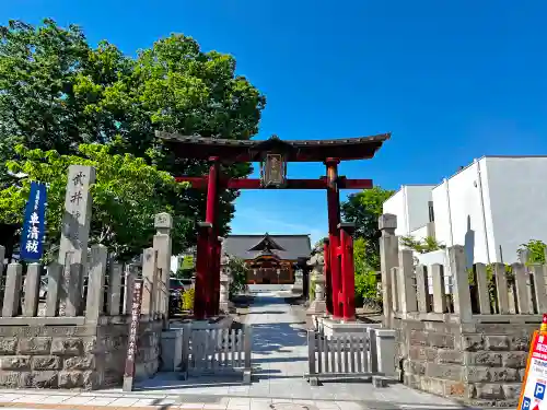 武井神社の鳥居