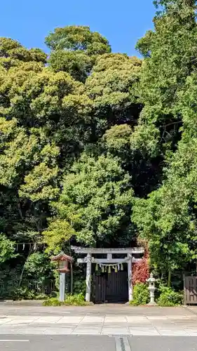 駒木諏訪神社の鳥居