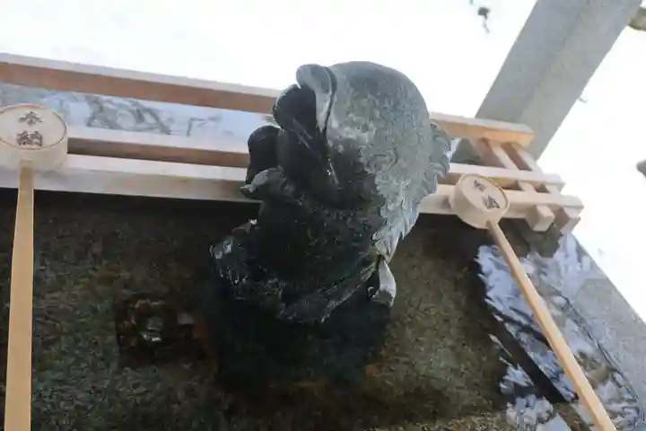 神炊館神社 ⁂奥州須賀川総鎮守⁂の手水舎