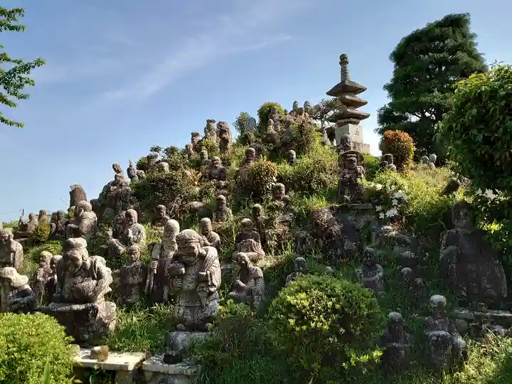 松樹院(竹成五百羅漢)の像