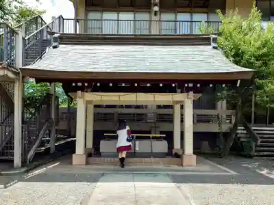 熊本縣護國神社の手水舎