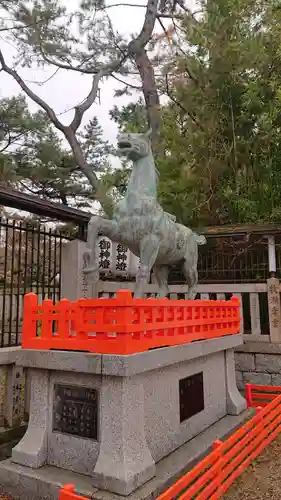 阿部野神社の狛犬