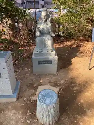 川越八幡宮の像