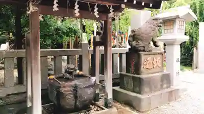 牛天神北野神社の手水舎