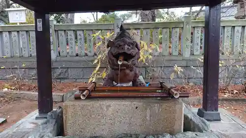 阿部野神社の手水舎