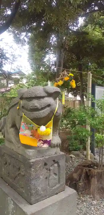 菊田神社の狛犬