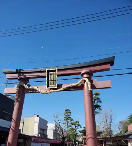 笠間稲荷神社の鳥居