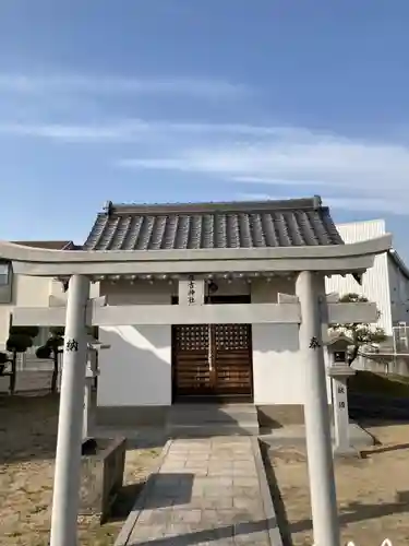 坂井住吉神社の鳥居