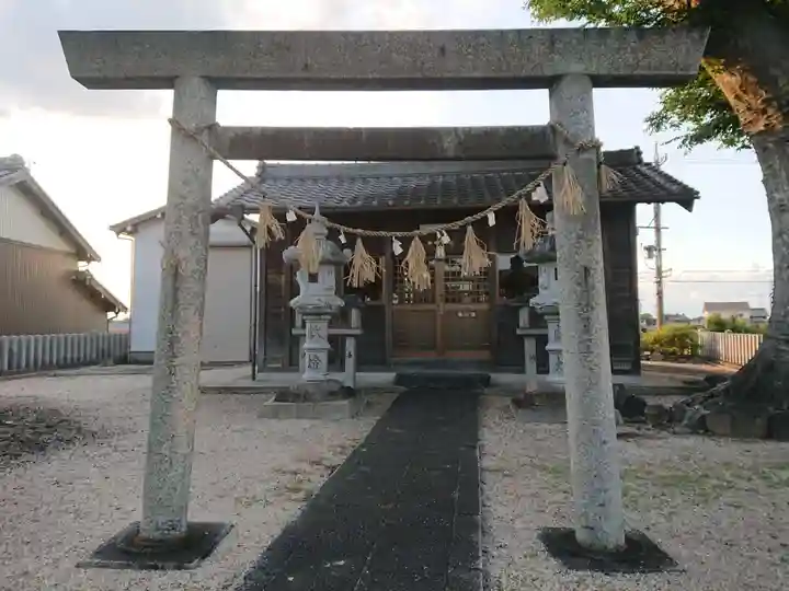 須賀社(西蜆)の鳥居