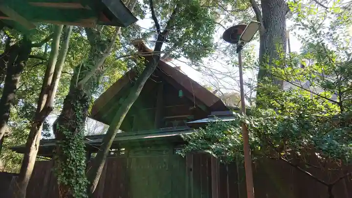 安久美神戸神明社の本殿・本堂