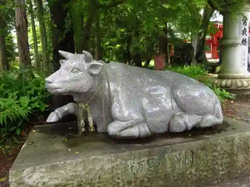 冨士御室浅間神社の狛犬