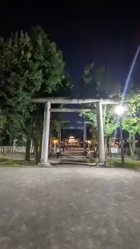 溝旗神社（肇國神社）の鳥居