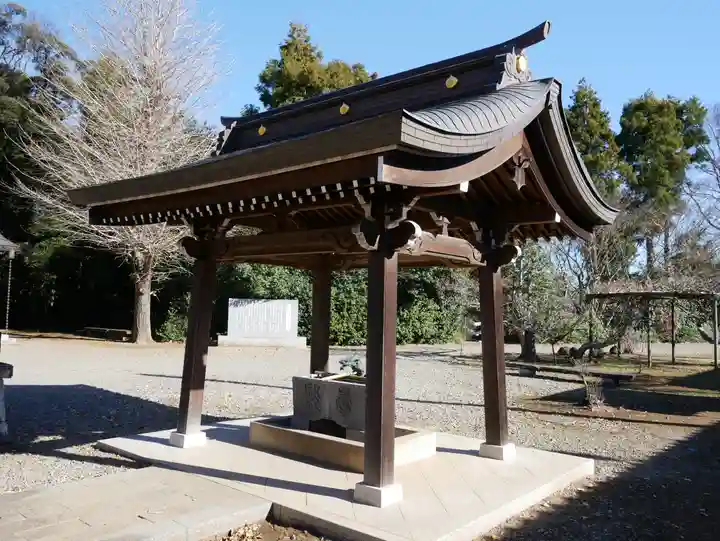 女化神社の手水舎