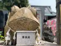 嶺白山神社の狛犬