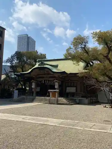 坐摩神社の本殿