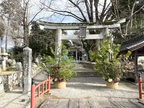 植木神社の鳥居