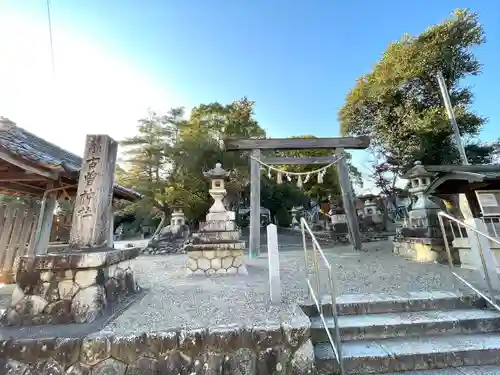 小許曽神社の鳥居