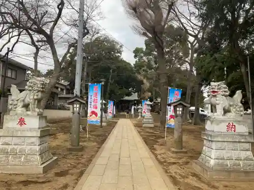 譽田八幡神社の狛犬