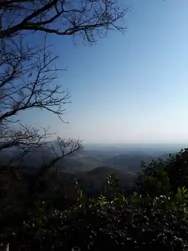 唐澤山神社の景色