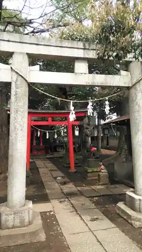 松庵稲荷神社の鳥居