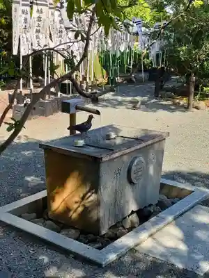 旗上弁財天社の手水舎
