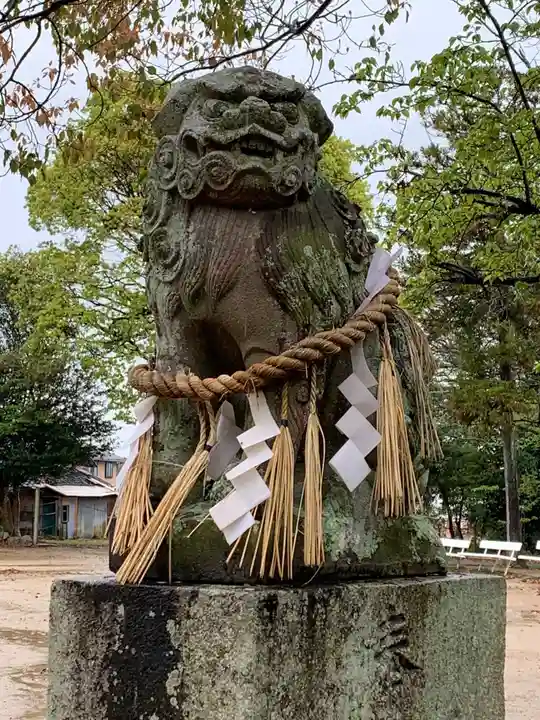 岩岡神社の狛犬