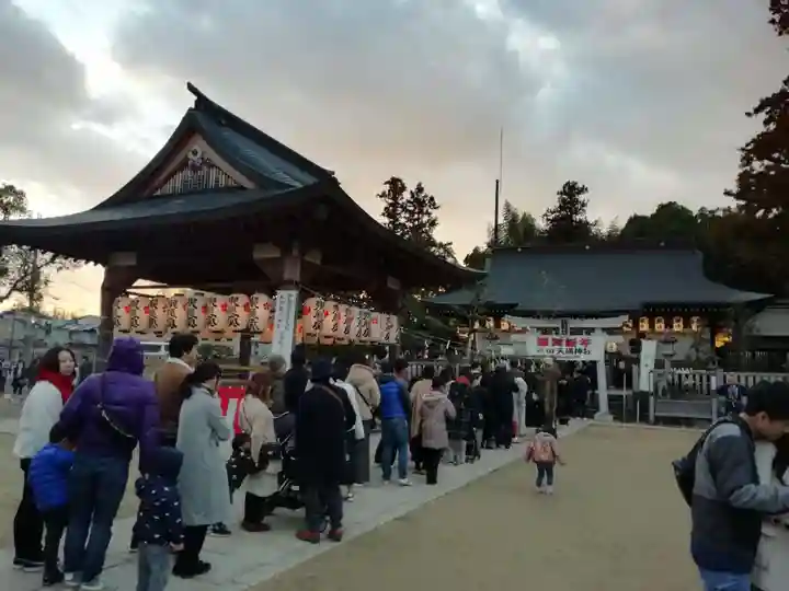 三田天満宮の初詣