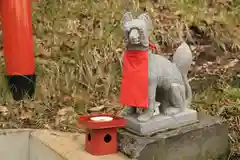 清田稲荷神社の狛犬