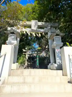 多摩川浅間神社の鳥居