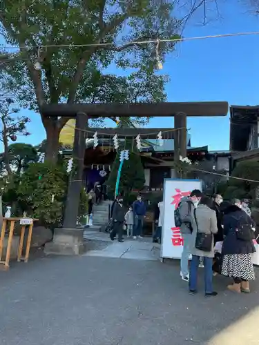 東大島神社の鳥居