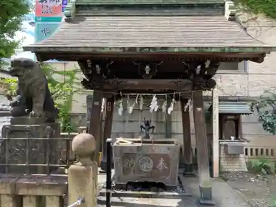 高山稲荷神社（旧鎮座地）の手水舎