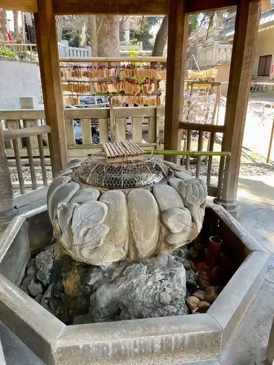 五條天神社の手水舎