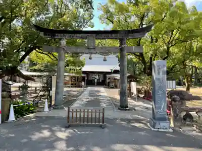 諫早神社(九州総守護 四面宮)の鳥居