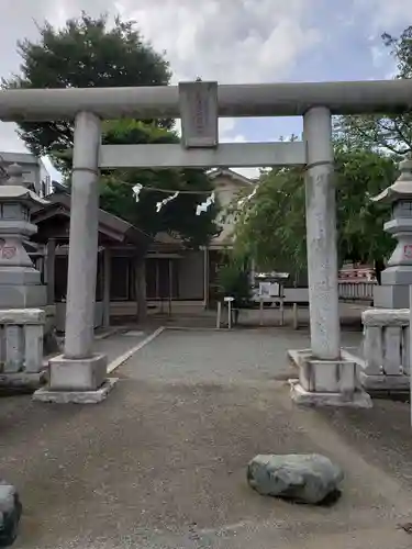 桜森稲荷神社の鳥居