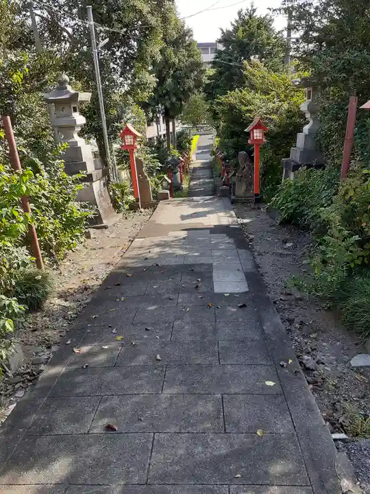 平出雷電神社の景色