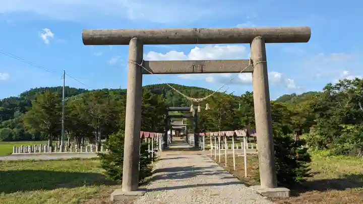 班渓神社の鳥居