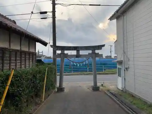 第六天神社の鳥居