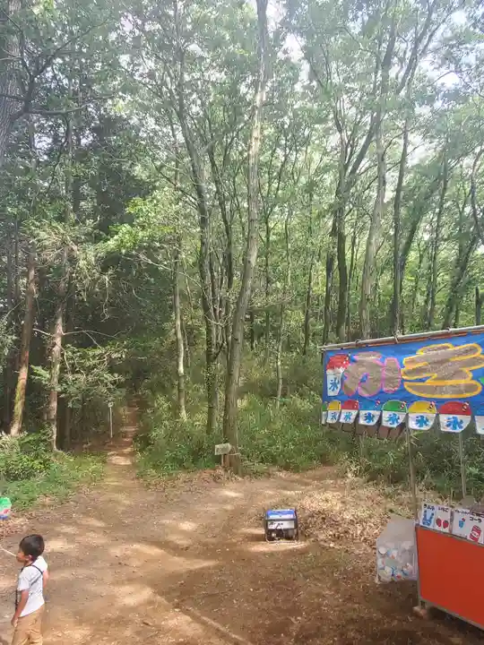 男浅間神社の周辺