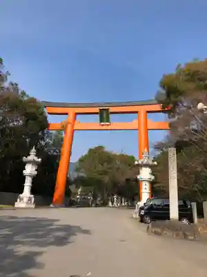 大麻比古神社の鳥居
