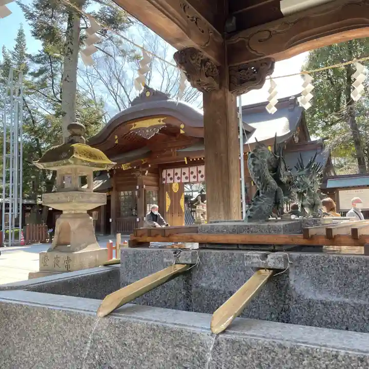 大國魂神社の手水舎
