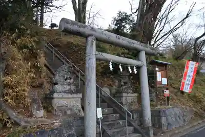 阿久津「田村神社」(郡山市阿久津町)旧社名:伊豆箱根三嶋三社の鳥居