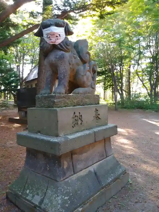 北広島市総鎮守 廣島神社の狛犬